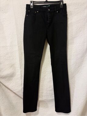 Lauren Ralph Lauren Black Women's Slim Jeans sz 6